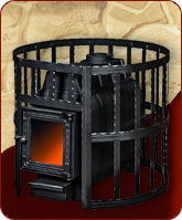 Печь для бани FIREWAY ПАРОВАР 22 ковка (201)  без выноса